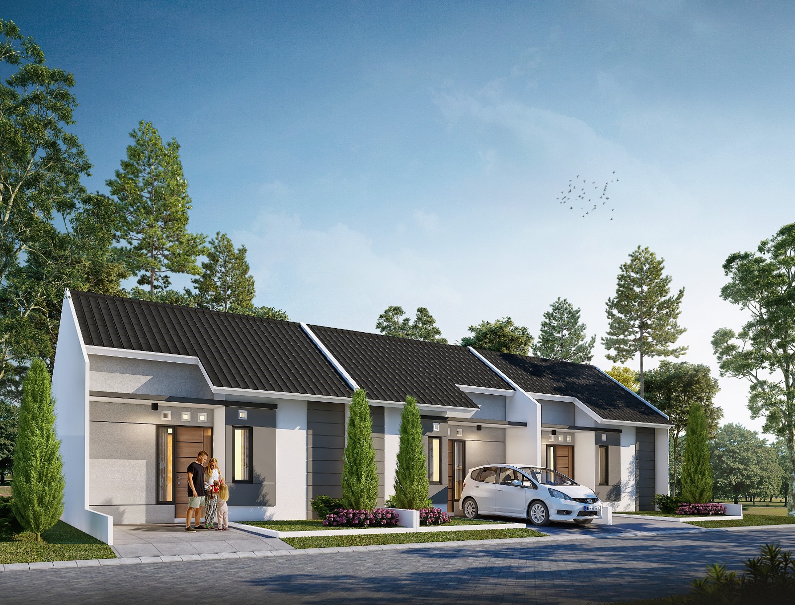 Fasad Rumah Margosari Megah Asri - Type 27/60